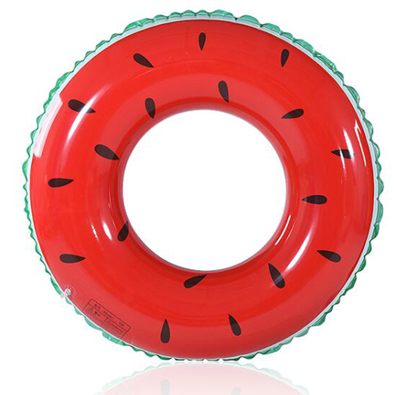fruit printing swimming ring with handles1