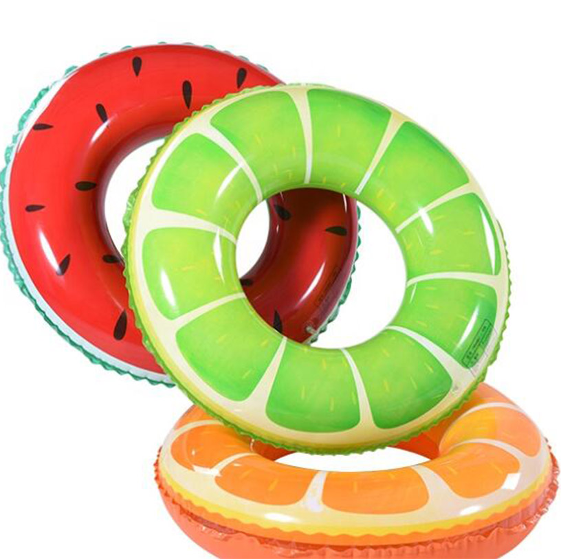 fruit printing swimming ring with handles4