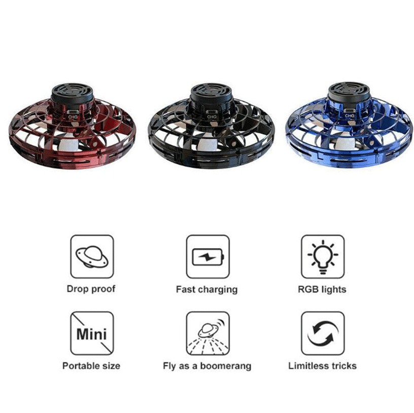creative toys flying spinner with light1