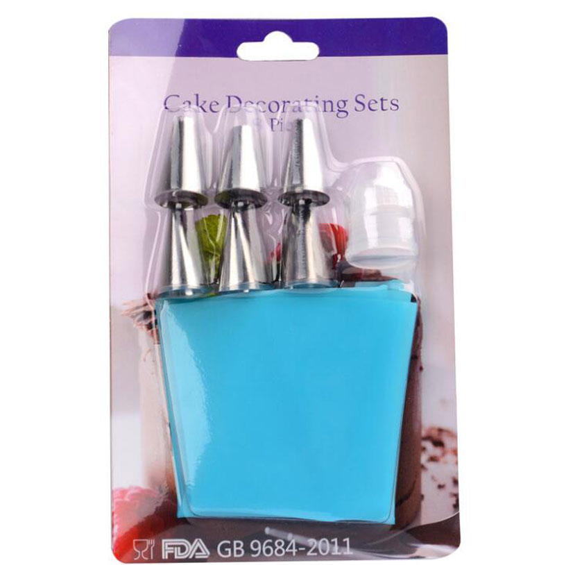 cake decoration mouth 304 stainless steel piping tips set 5