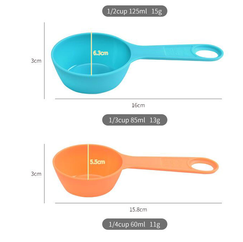 food grade measuring spoon and measuring cup set 8