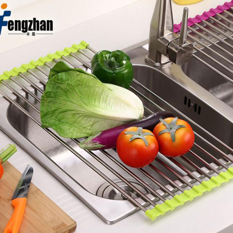 stainless steel dish rack roll up dish rack 2