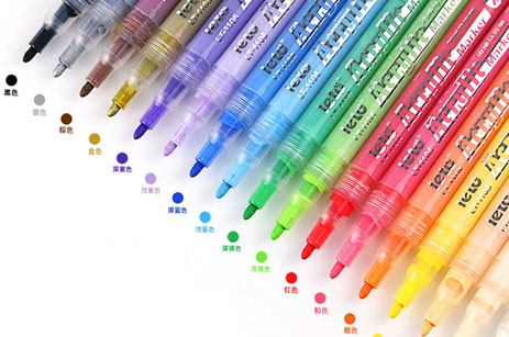 18 цветов DIY акриловая ручка водонепроницаемый маркер