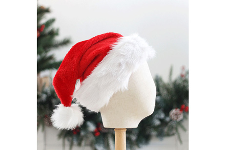 Оптовая Плюшевые Санта Шляпа Рождество Шляпа