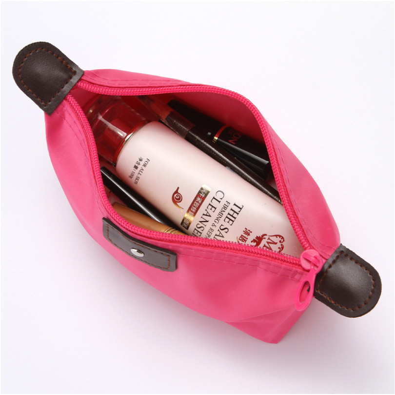 Nylon Waterproof Folding Cosmetic Bag