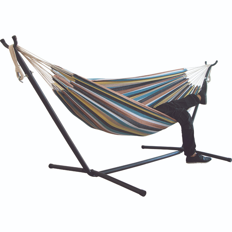 Portable Assembly Bracket Canvas Hammock