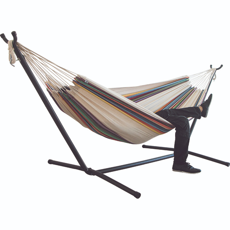 Portable Assembly Bracket Canvas Hammock