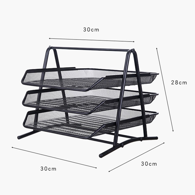 32 tier stackable desk file document letter tray 5