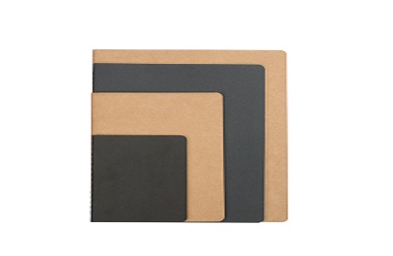 Бумажные блокноты с коричневым крафт-покрытием